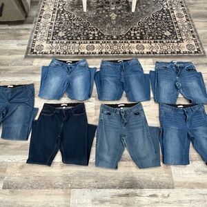 Cato Women's Boot Cut Jeans in Various Blue Shades